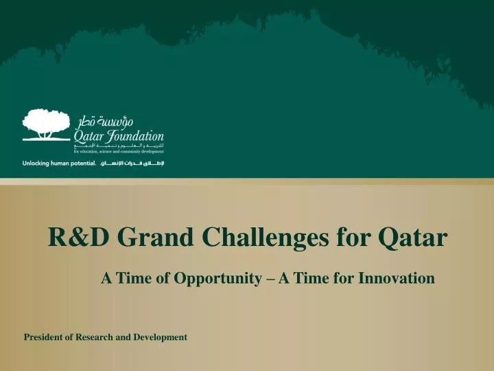 r d grand challenges for qatar
