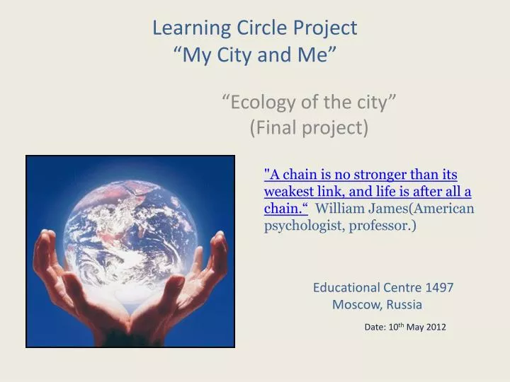 learning circle project my city and me