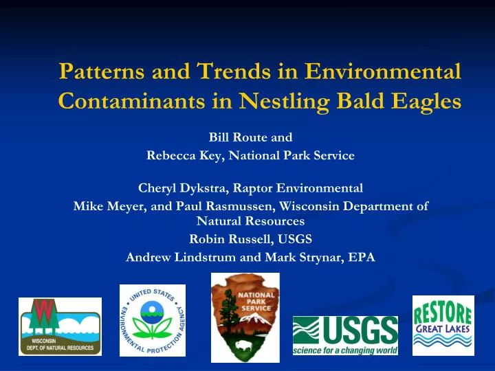 patterns and trends in environmental contaminants in nestling bald eagles