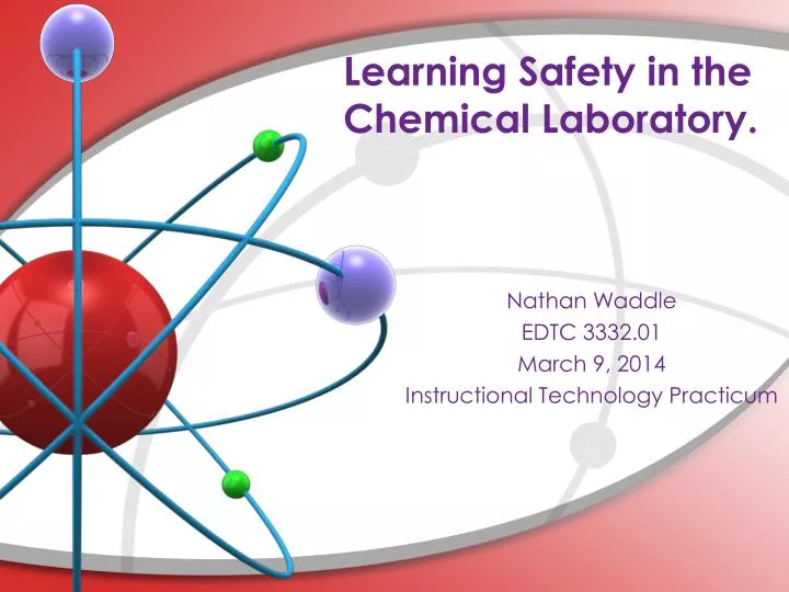 learning safety in the chemical laboratory