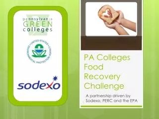 PA Colleges Food Recovery Challenge