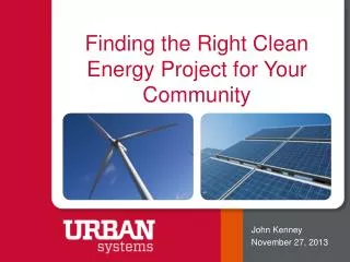 Finding the Right Clean Energy Project for Your Community