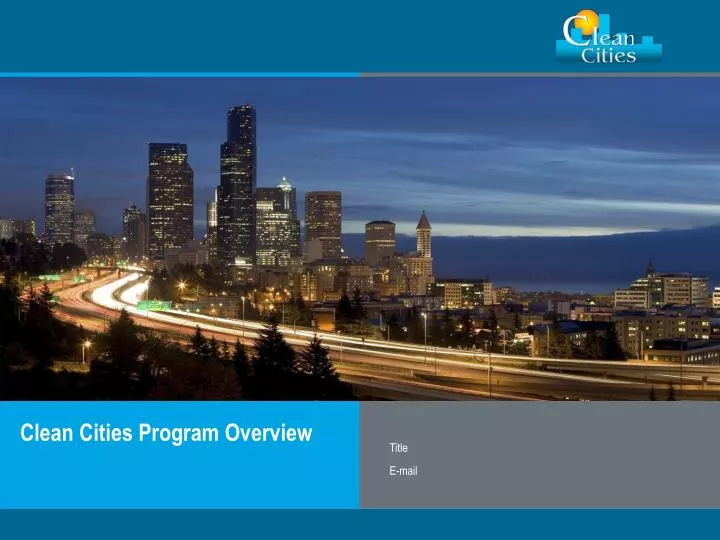clean cities program overview