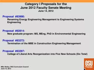 Proposal #82814 : New graduate program: MS, MEng , PhD in Environmental Engineering