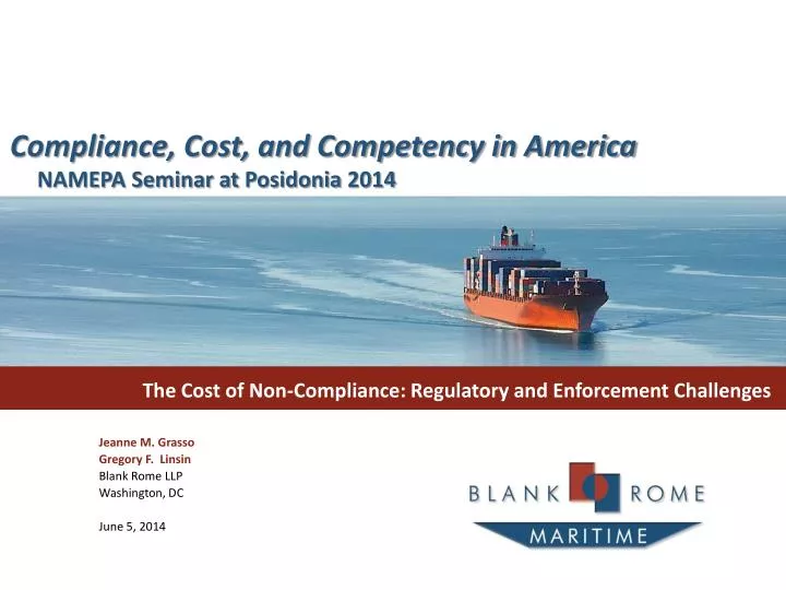 the cost of non compliance regulatory and enforcement challenges