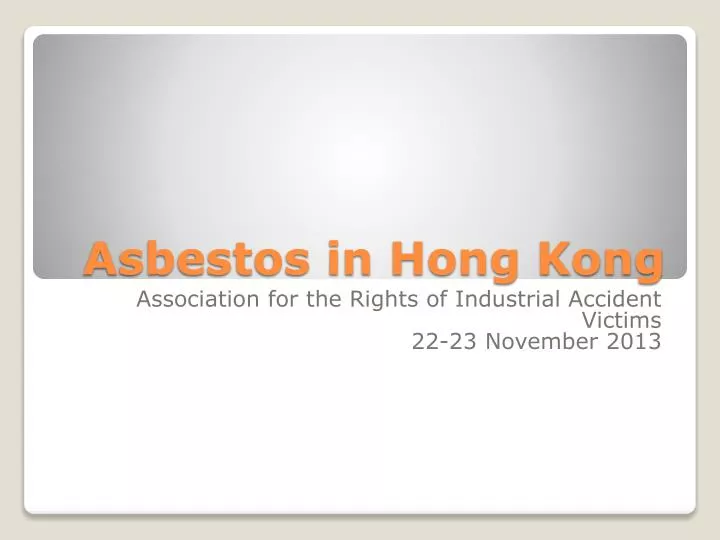 asbestos in hong kong