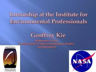 Internship at the Institute for Environmental Professionals