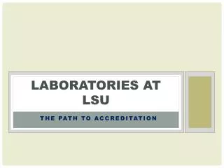 Laboratories at LSU