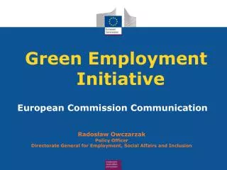 Green Employment Initiative