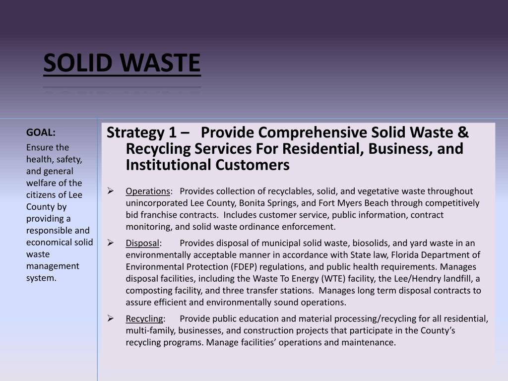 PPT - SOLID WASTE PowerPoint Presentation, free download - ID:1539339