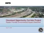 Reader-Friendly Environmental Impact Statement - slide 1