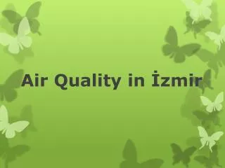 Air Quality in İzmir