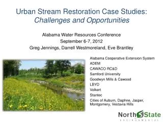 Urban Stream Restoration Case Studies: Challenges and Opportunities