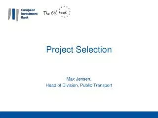 Project Selection