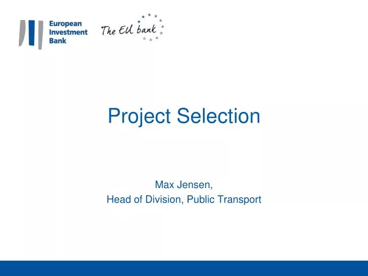 project selection