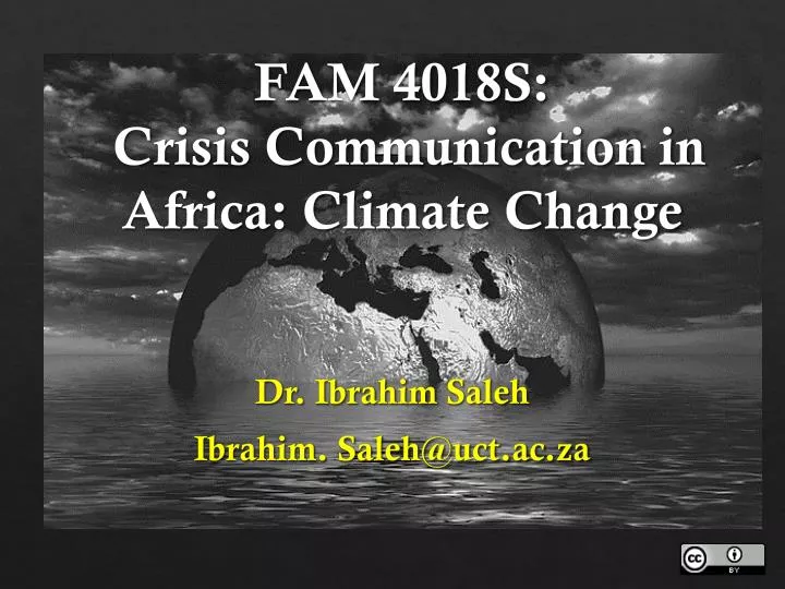 fam 4018s crisis communication in africa climate change