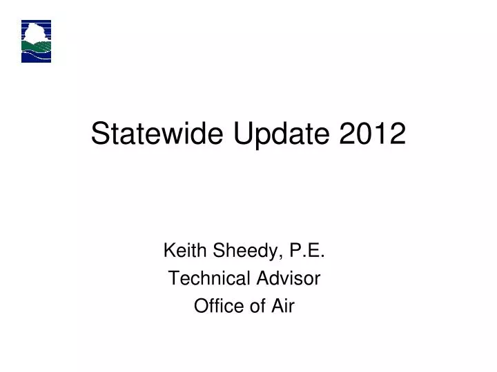 statewide update 2012