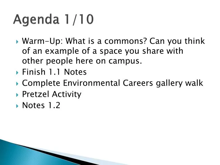 agenda 1 10