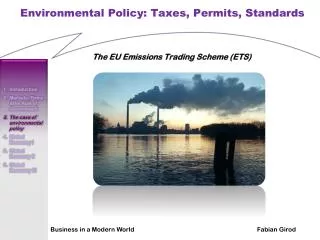 The EU Emissions Trading Scheme (ETS)