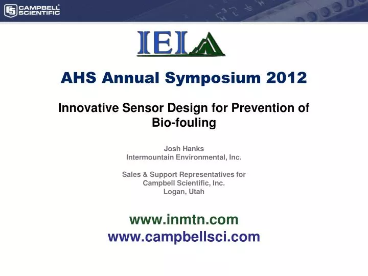 ahs annual symposium 2012