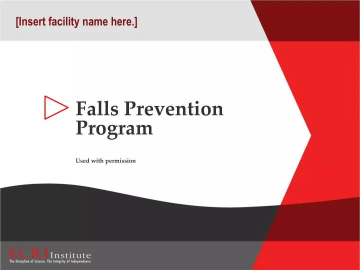 falls prevention program used with permission