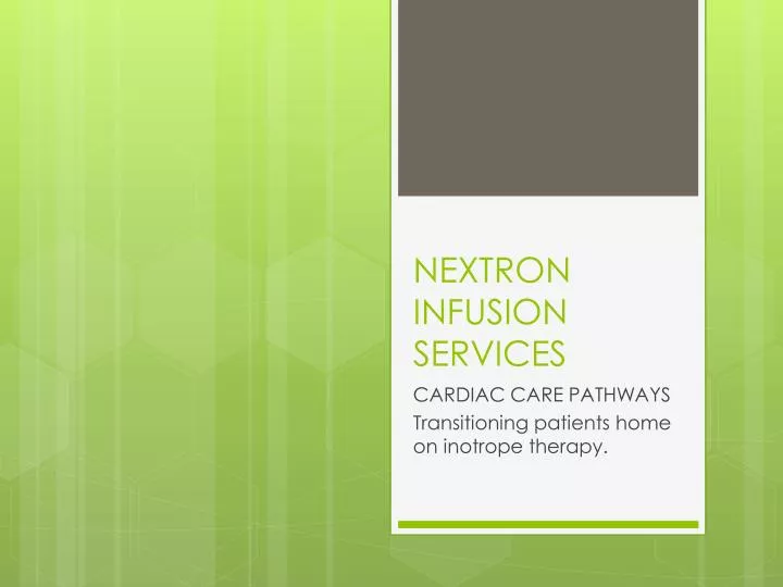 nextron infusion services