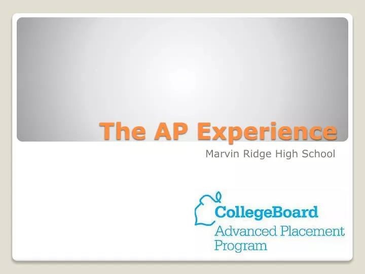 the ap experience