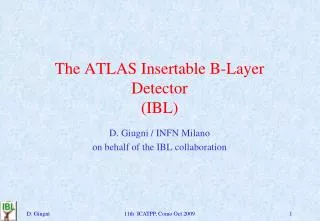 The ATLAS Insertable B-Layer Detector (IBL)