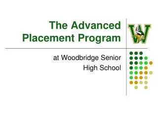 The Advanced Placement Program