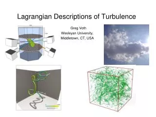 Lagrangian Descriptions of Turbulence