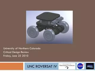UNC RoverSat IV