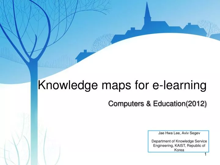 knowledge maps for e learning