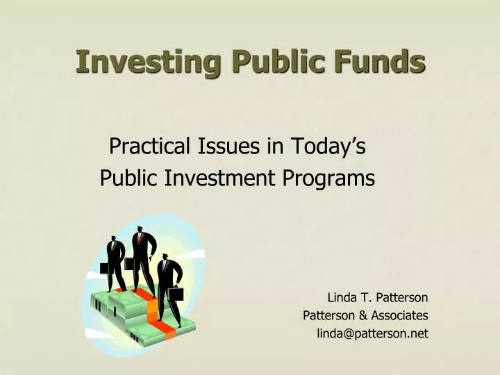 investing public funds