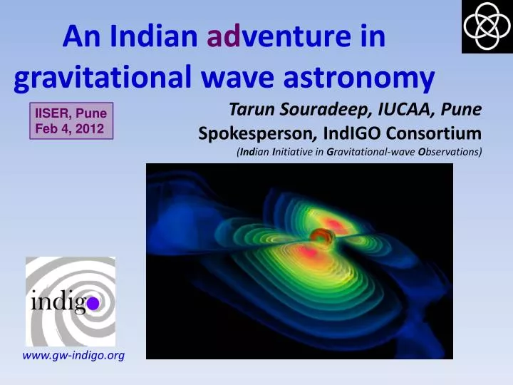 an indian ad venture in gravitational wave astronomy
