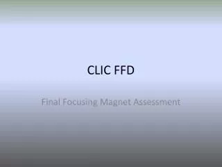 CLIC FFD