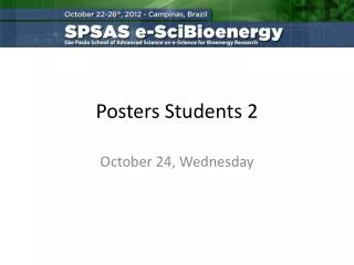Posters Students 2