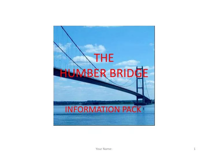 the humber bridge