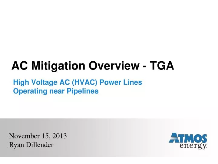 ac mitigation overview tga