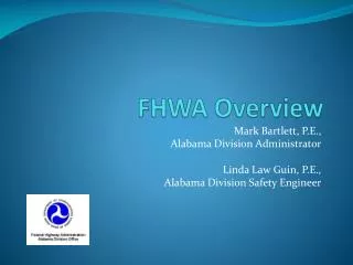 FHWA Overview