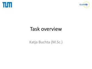 Task overview