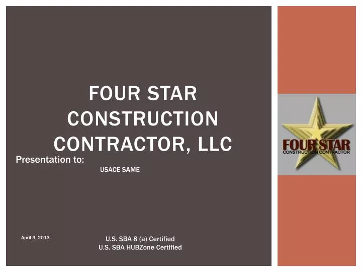four star construction contractor llc