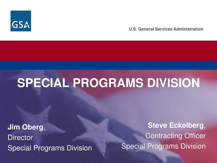 special programs division