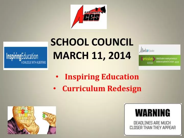 school council march 11 2014