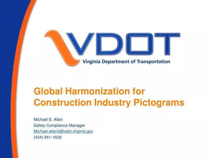 global harmonization for construction industry pictograms