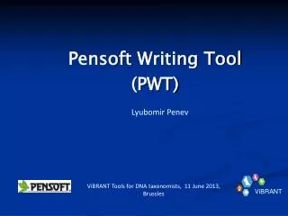 Pensoft Writing Tool (PWT)