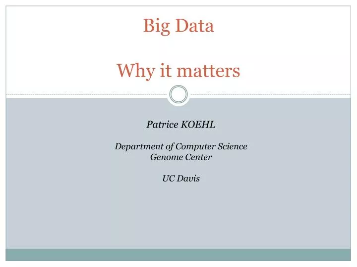 big data why it matters