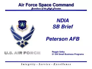Air Force Space Command Guardians of the High Frontier