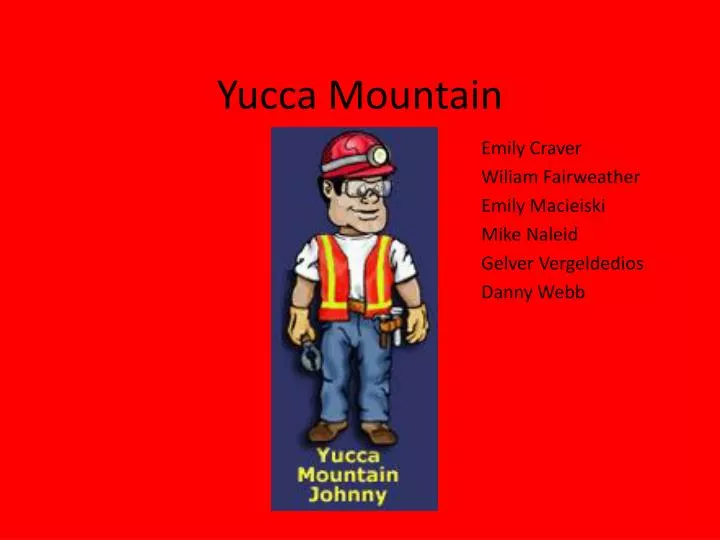 yucca mountain