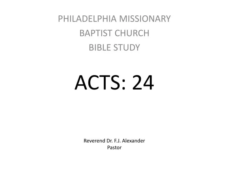 acts 24