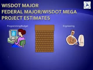 Wisdot Major Federal major/ wisdot mega PROJECT estimates